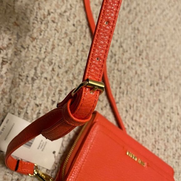 NWT Steve Madden Beautiful Coral Crossbody Purse - Picture 7 of 9